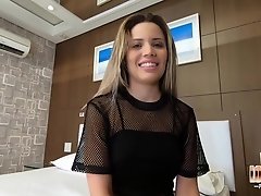 Latin-American mischievous teen Yasmin Mineira crazy sex clip