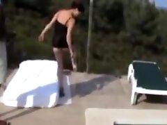 Wife acquire Outdoor Bareback Fuck by Black dude.