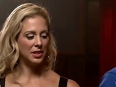 Gorgeous Big Tit Blonde Gets Fucked Hard In Tight Bondage - Kink