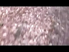 couple caught in the woods