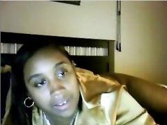 Pierced and tattooed US Ebony BBW being naughty on omegle ( 4)