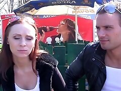 Margot in slut gets her twat slammed in an outdoor sex vid