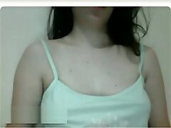 Omegle girl shows off perky tits