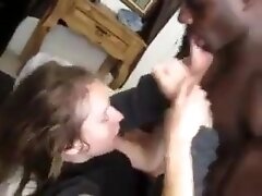 Black bull cums on Amber wedding ring after fuck session