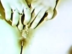 Vintage interracial threesome with double penetration