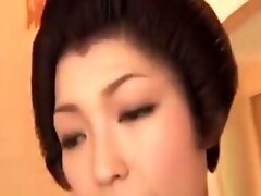 Geisha sucking cock