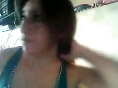 Busty wife gets horny and flaunts her big tits on cam