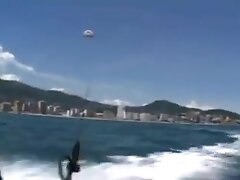 Spring break asian and bbc on a boat