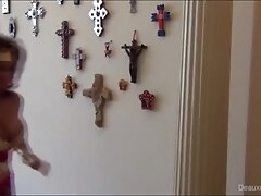 Busty Costumed MILF Deauxma Cums with Crazy Evil Dr Focker