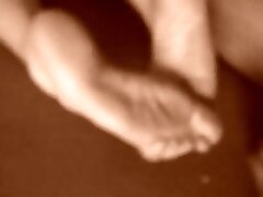 cum on babysitter soles