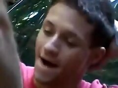 Gay teen 18+ is fucked in the arse very hard by a fat cock