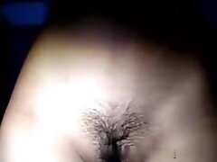 Latina immature flashes her pussy
