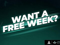 NURU MASSAGE - Blonde Bombshell Candice Dare Flinched And Decided To Fuck Her Annoying Client