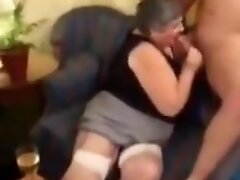 Grannies toying and fucking