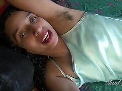 Divine Strips While Fantasizing Aloud, Then Breaks Out the Vibrator