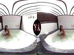 Hot Tub Cum Machine - Round Ass Latina Rides You
