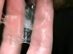 Pussy close up - pissing and creampie