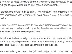 Treinamento Anal Com O Marido Corno. Agora Estou Prontinha Pra Ser Usada 8 Min With Cristina Almeida