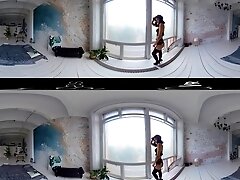 High Times In A Highrise 360º - Gorgeous Woman Striptease