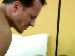 Two busty bitches fuck in a hot ffm threesome