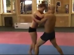 Gymnast Eve Mixed Wrestling