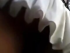 Upskirt Tiny Little Thong and Great Close Up View
