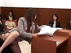 Japanese lawyer gets fucked by shadow