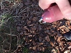 SloMo Jerk Off in the woods