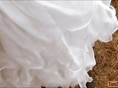 Pretty teen 18+ Amirah Adara call off her wedding and fucked