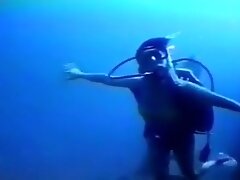 Wreck Scuba Diver In Bikini