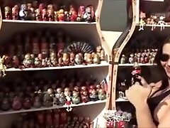 Anal fucking with a bottle