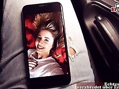Cute shy Student teen 18+ try outdoor date with german pick up guy
